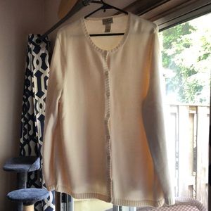 Long sleeve cardigan sweater